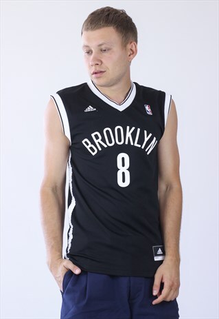 MENS ADIDAS NBA BASKETBALL BROOKLYN WILLIAMS JERSEY TOP TANK