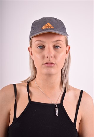 ADIDAS WOMENS VINTAGE CAP ONE SIZE GREY 90S