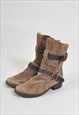 Vintage 00s suede leather boots