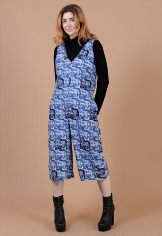 CRY YOUR OWN CRY V NECK V BACK JUMPSUIT