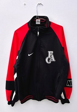 Vintage 90s Nike red & black tracksuit jacket medium Pepsi 