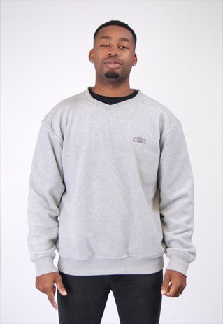 VINTAGE GREY UMBRO FLEECE