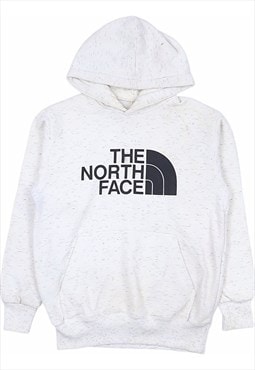 Vintage 90's The North Face Hoodie Spellout Pullover Beige