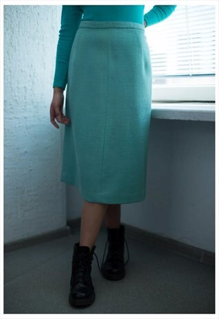 VINTAGE 80'S MINT MIDI SKIRT