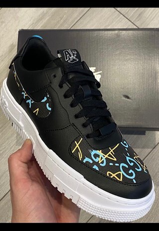 CUSTOM NIKE AIR FORCE 1 PIXEL UNISEX