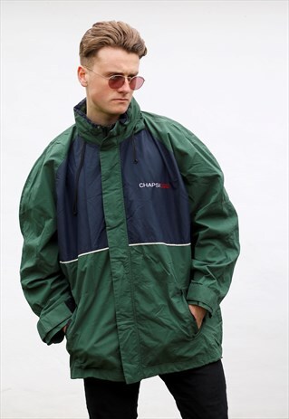 RALPH LAUREN CHAPS USA RETRO COACH JACKET