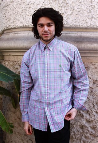 VINTAGE POLO SHIRT RALPH LAUREN CUSTOM FIT COD 905