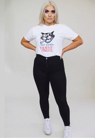 SMOKING KITTY T-SHIRT