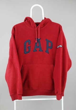 VINTAGE GAP HOODIE FLEECE SELLOUT RED LOUNGE WEAR