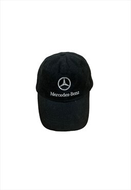Mercedes Benz Vintage Y2K Black cap Adjustable strap
