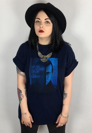 MARC ALMOND TOUR T-SHIRT IN BLUE SIZE MEDIUM