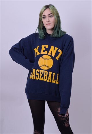 VINTAGE 90'S KENT BASEBALL SWEATER SIZE XXLARGE