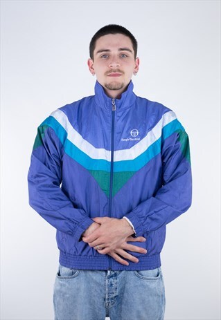 VINTAGE SERGIO TACCHINI 90S LIGHT ZIP JACKET