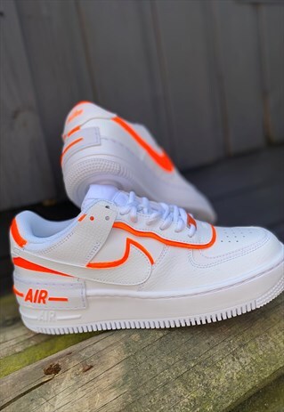 Nike panel custom Air Force 1 shadows - neon lights | Apparel 32 | ASOS ...