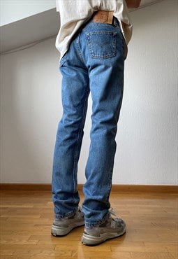 Vintage LEVIS 501 Jeans Wash Denim Pants 90s Blue