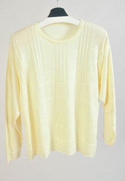 Vintage 80's jumper in beige