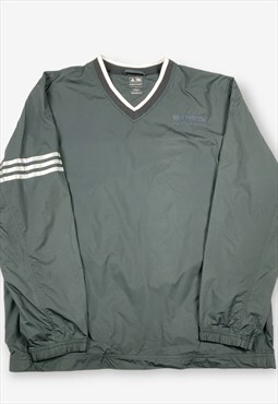 Vintage ADIDAS Golf Windbreaker Black Large BV17503