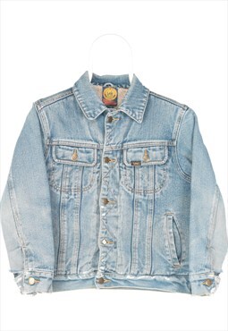 Vintage 90's Lee Denim Jacket Button Up Blue Small (women's)