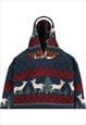 VINTAGE 90'S MARSH LANDS HOODIE DEER HOODED PULLOVER