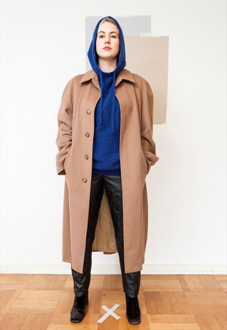 VINTAGE WOOL & ALAPACA COAT (REF/327)