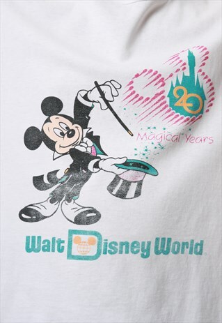 90S WALT DISNEY WORLD VINTAGE COTTON T-SHIRT 17014