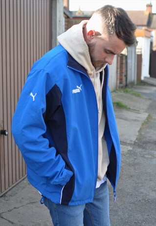 VINTAGE 90'S PUMA SPORTS WINDBREAKER TRACK JACKET