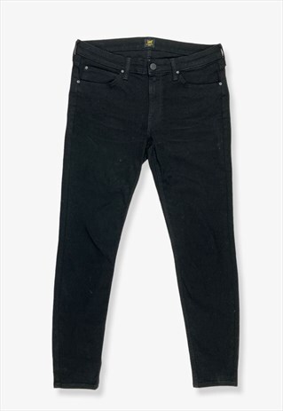 Vintage LEE Scarlett Skinny Fit Jeans Black W33 L28 BV14625