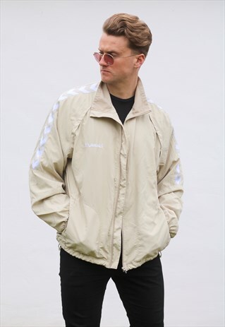 HUMMEL VINTAGE TRACK & FIELD RETRO SPORTSWEAR JACKET