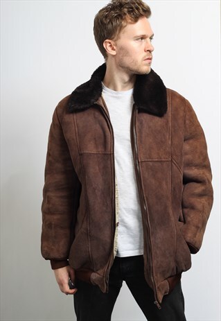 VINTAGE SUEDE AVIATOR JACKET
