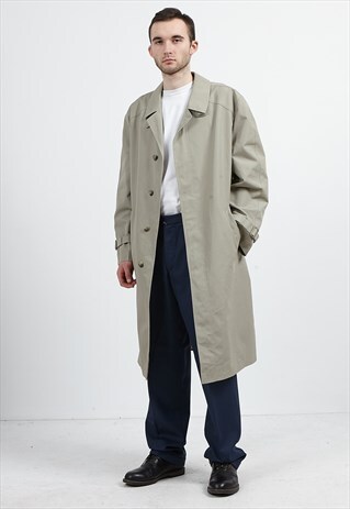VINTAGE BEIGE TRENCH COAT