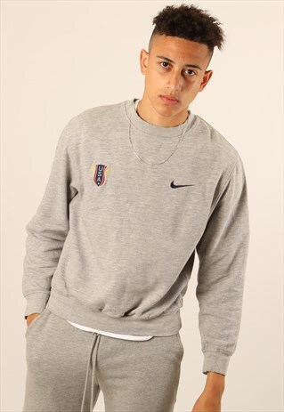 VINTAGE NIKE EMBROIDERED LOGO SWEATSHIRT