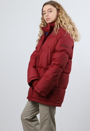 VINTAGE TOMMY HILFIGER SMALL RED PUFFER JACKET