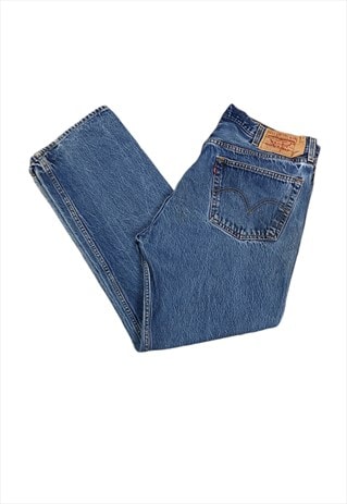 Levi's 501's Denim Jeans Straight Leg Size W38 L32