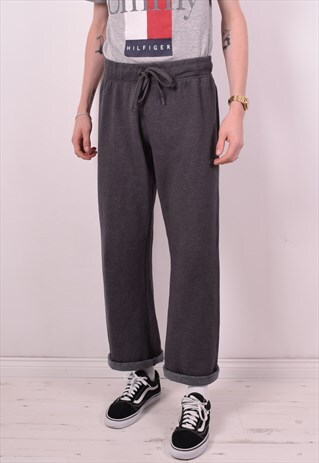 CHAMPION MENS VINTAGE TRACKSUIT TROUSERS W34 L32 GREY 90S
