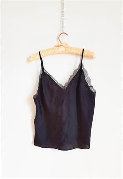 90s Black Lace Camisole - Medium – Flying Apple Vintage