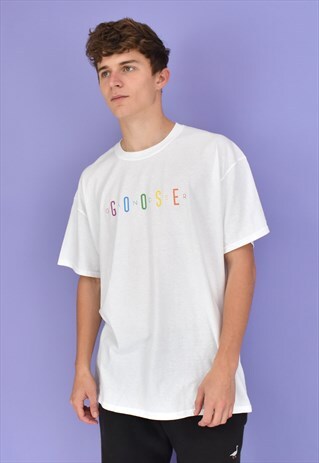 G&G UNISEX WHITE GG S/S TEE
