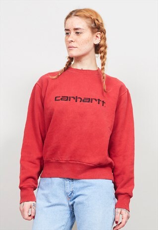 VINTAGE 90'S CARHARTT RED SWEATER