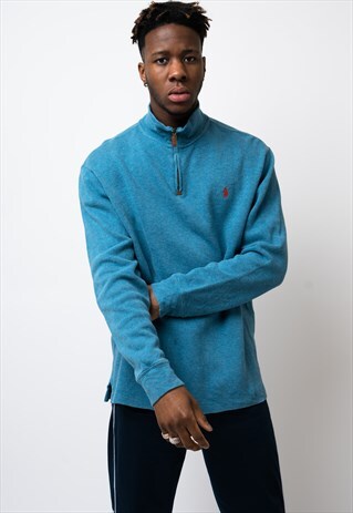 RALPH LAUREN 1/4 ZIP JUMPER