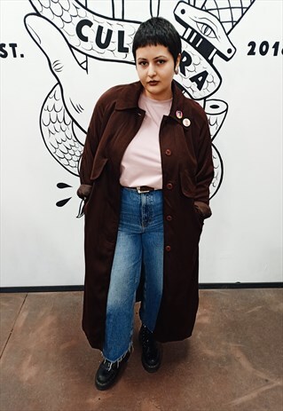 CHOCOLATE TRENCH COAT