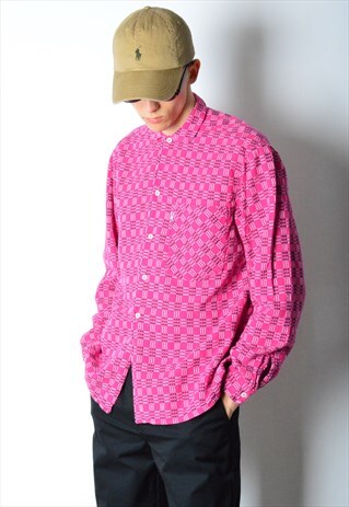 VINTAGE 90S PINK CHECK SHIRT