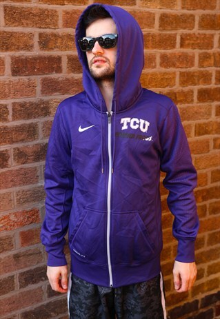 VINTAGE NIKE TCU AMERICAN COLLEGE JACKET