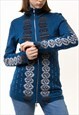 XESS BABA MERINO WOOL TURTLENECK ABSTRACT PATTERN WOMAN 5551