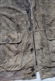 VINTAGE HUGO BOSS SUEDE LEATHER BOMBER JACKET FROM 90S