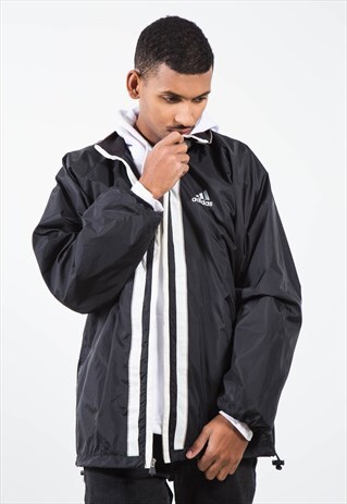 VINTAGE 90S ADIDAS RAINCOAT JACKET / S2333