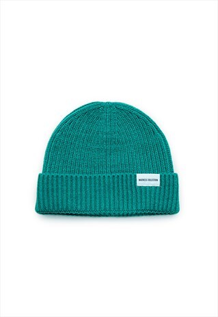 RIBBED LOGO BEANIE