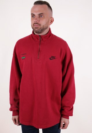 90S VINTAGE NIKE 1/4 ZIP SWEATSHIRT AA7864