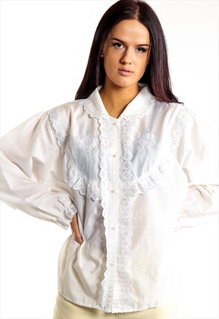 VINTAGE EMBROIDERED BLOUSE ACBL17