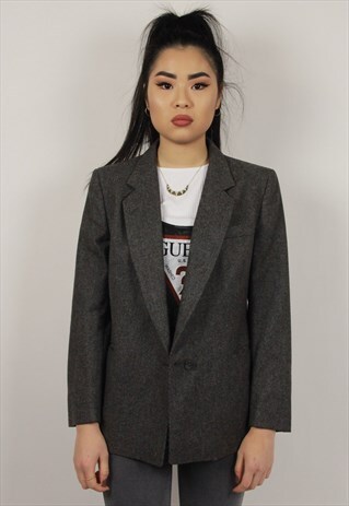 VINTAGE BURBERRY WOOL BLAZER