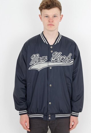 VINTAGE BASEBALL BOMBER JACKET