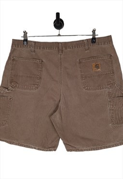 Vintage Carhartt Carpenter Shorts Size W42 In Brown Men's 